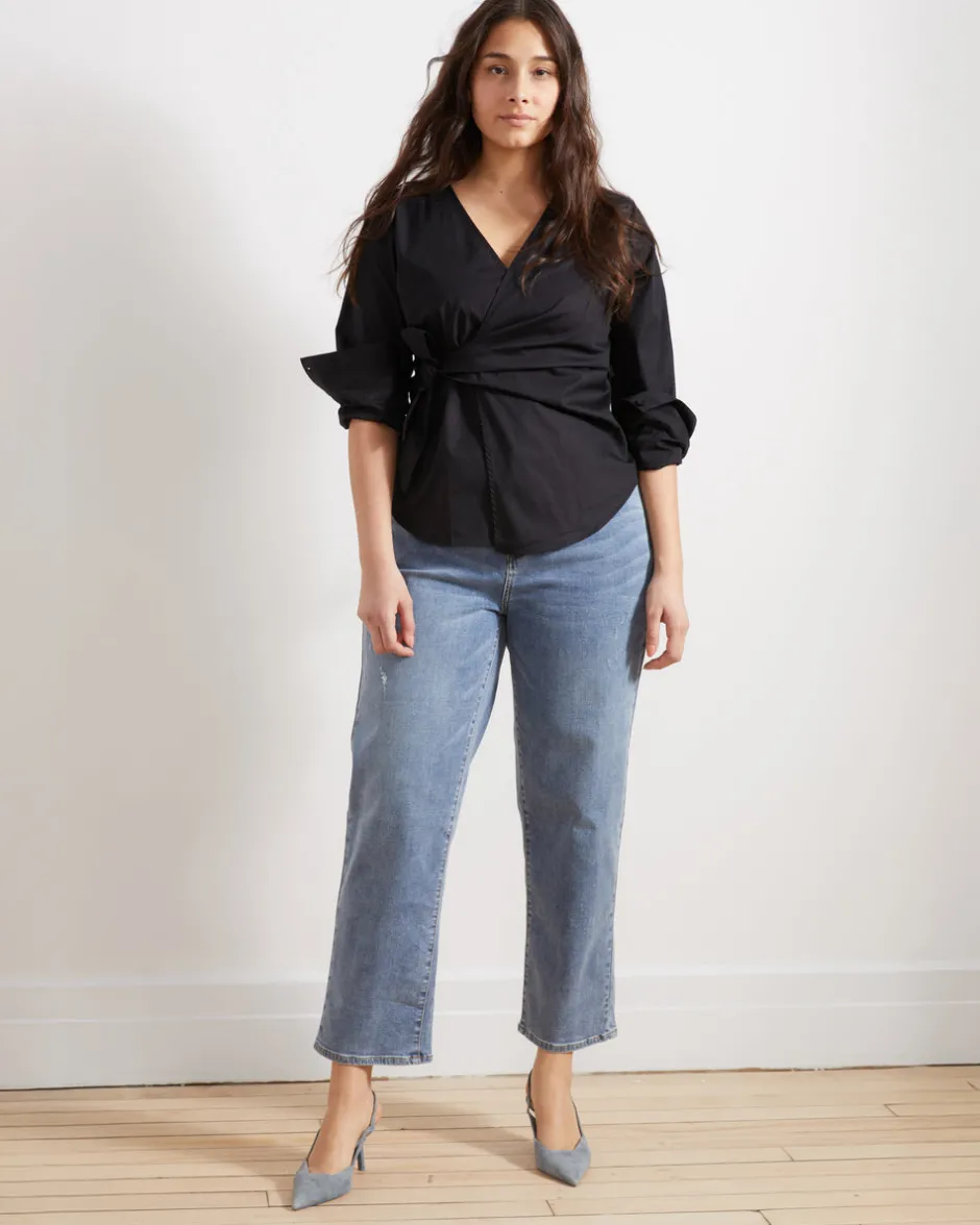 Universal Standard Ella High Rise Straight Leg Jeans