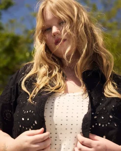 Universal Standard Erica Cotton Eyelet Shirt
