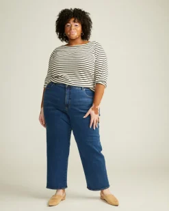 Universal Standard Etta High Rise Straight Leg Jeans 28 Inch