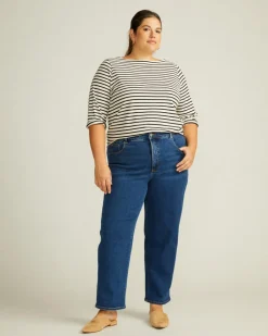 Universal Standard Etta High Rise Straight Leg Jeans 28 Inch
