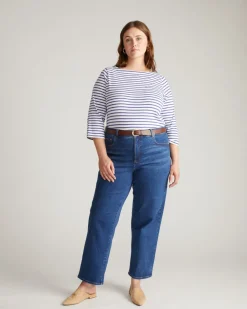 Universal Standard Etta High Rise Straight Leg Jeans 31 Inch