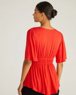 Universal Standard Flora Liquid Jersey Top