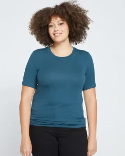 Universal Standard Foundation Short Sleeve Crew Neck Tee