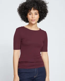 Universal Standard Foundation Short Sleeve Crew Neck Tee
