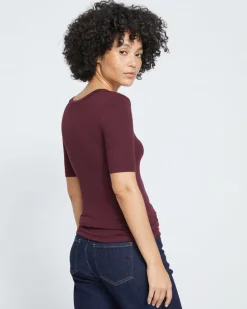 Universal Standard Foundation Short Sleeve Crew Neck Tee