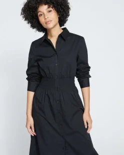 Universal Standard Hamptons Smocked Shirtdress