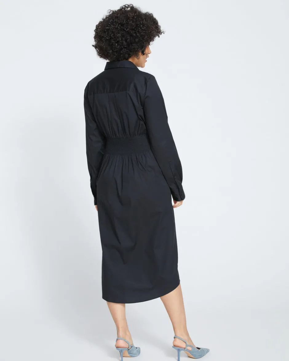 Universal Standard Hamptons Smocked Shirtdress