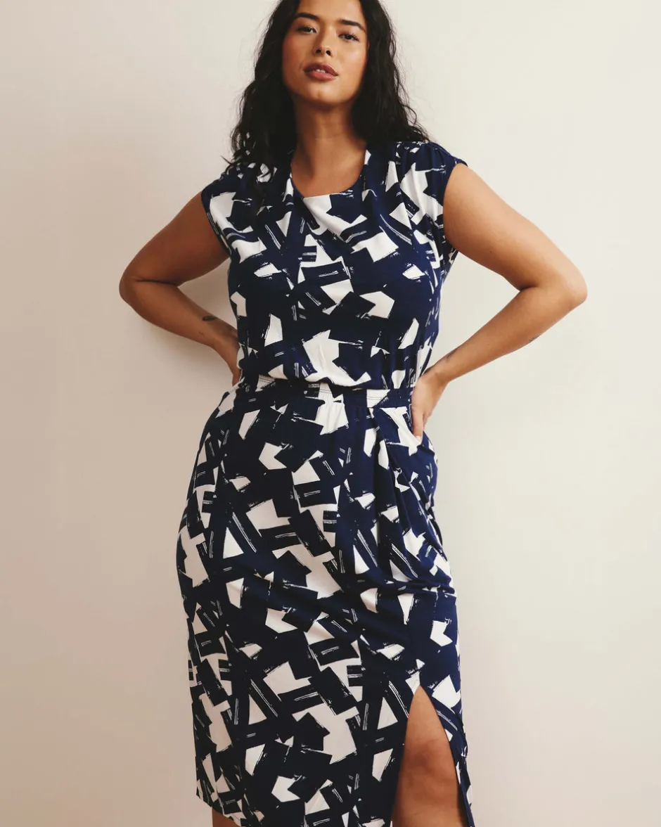 Universal Standard Havana Divine Jersey Dress