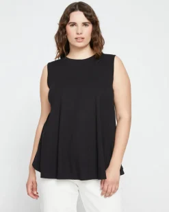 Universal Standard Heatwave Divine Jersey Flared Tank