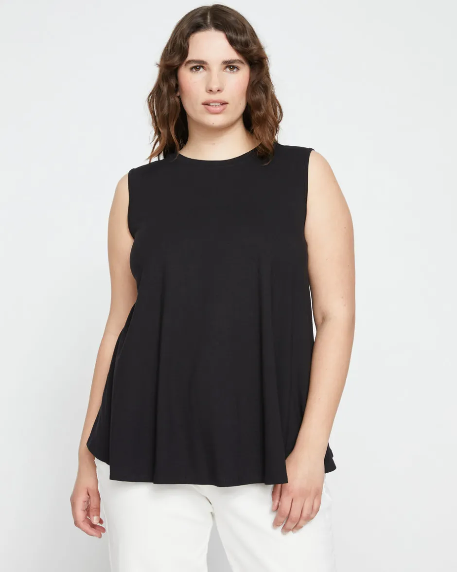 Universal Standard Heatwave Divine Jersey Flared Tank
