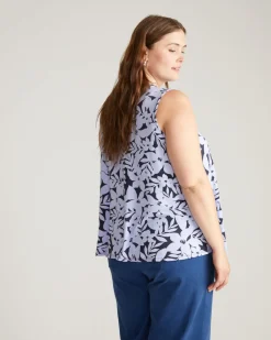Universal Standard Heatwave Divine Jersey Flared Tank