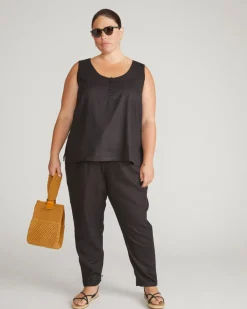Universal Standard Henley Linen Tank