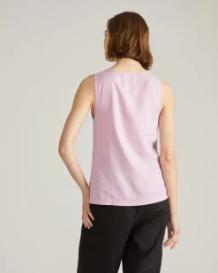 Universal Standard Henley Linen Tank