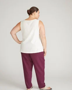 Universal Standard Henley Linen Tank
