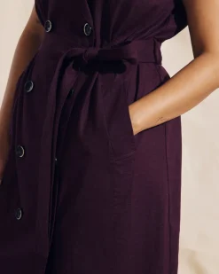 Universal Standard Hudson Linen Trench Dress