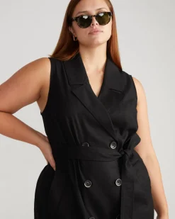 Universal Standard Hudson Linen Trench Dress
