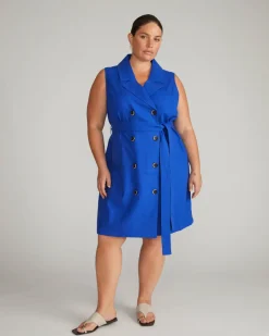 Universal Standard Hudson Linen Trench Dress