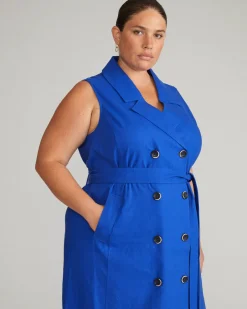 Universal Standard Hudson Linen Trench Dress