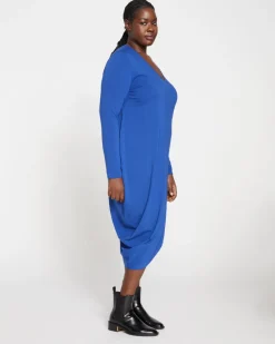 Universal Standard Iconic Long Sleeve V-Neck Geneva Dress