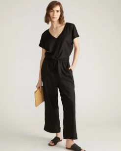 Universal Standard Iris Linen Easy Pull-On Pants