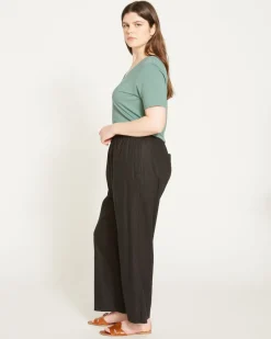 Universal Standard Iris Linen Easy Pull-On Pants
