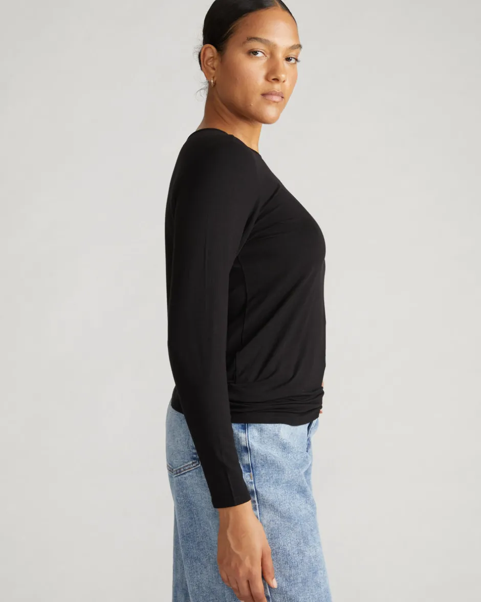 Universal Standard Joan Liquid Jersey Long Sleeve Top