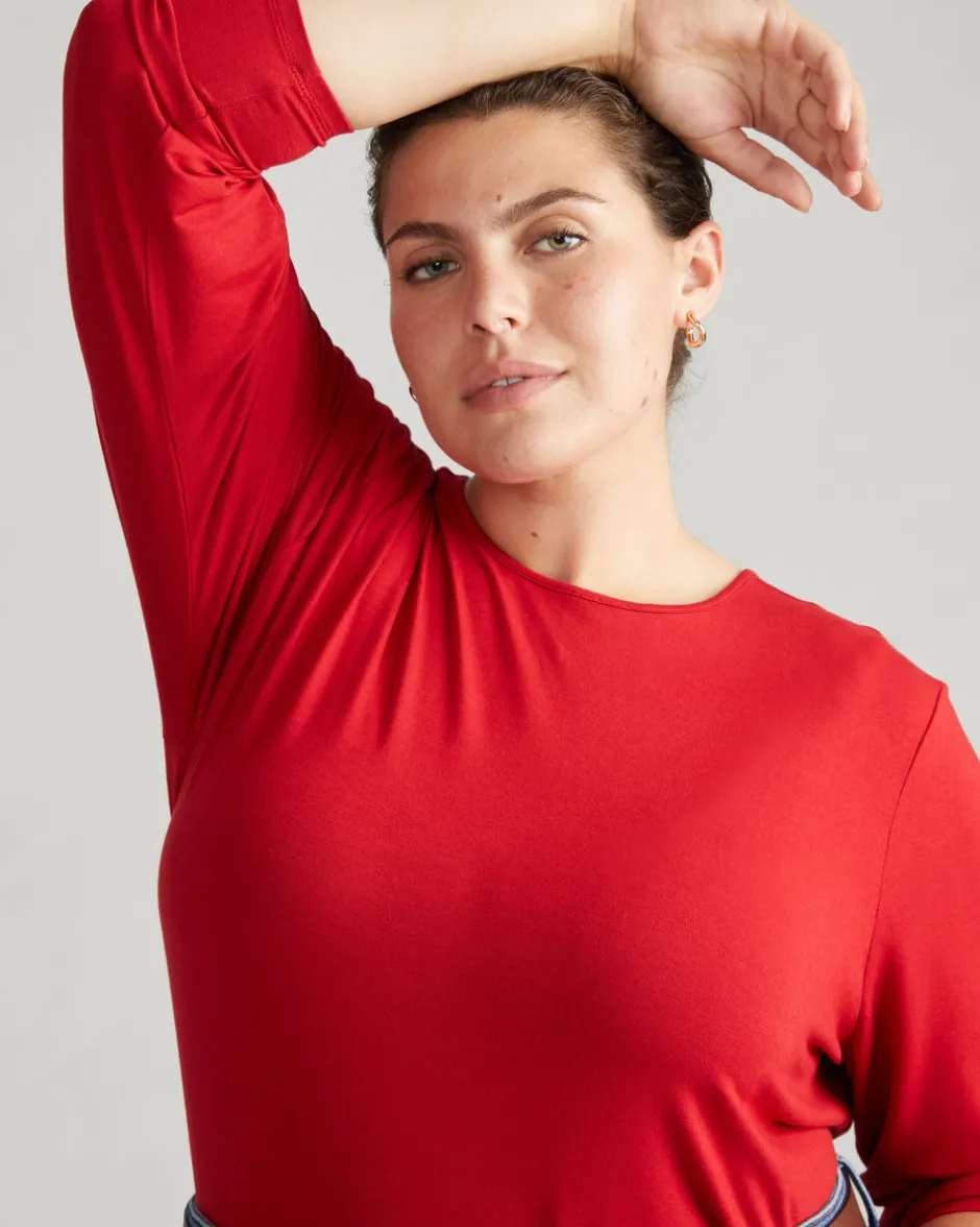 Universal Standard Joan Liquid Jersey Long Sleeve Top