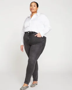 Universal Standard Joni High Rise Curve Slim Leg Jeans 32 Inch