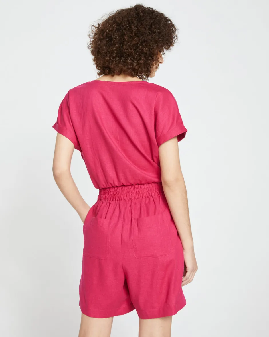Universal Standard Juniper Linen Easy Pull-On Shorts