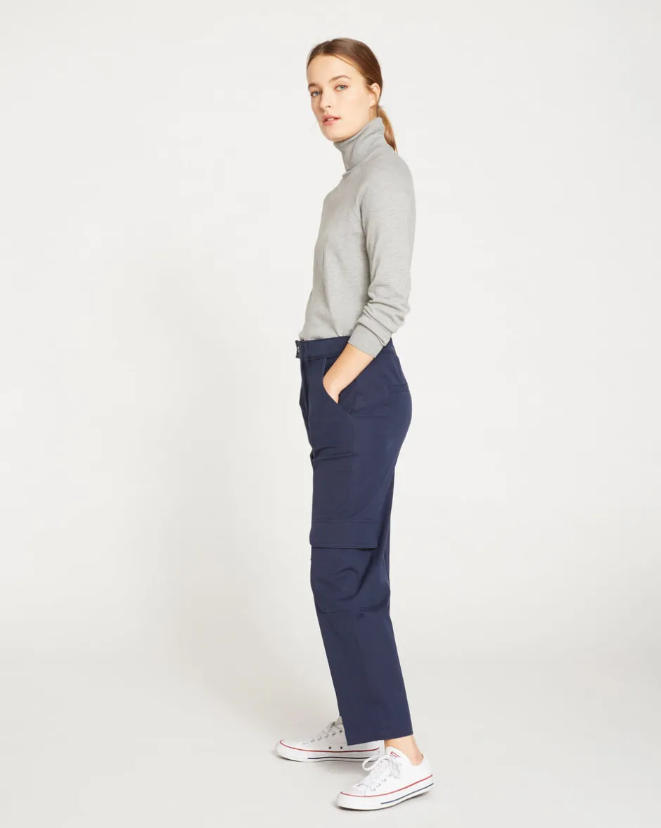 Universal Standard Karlee Stretch Cotton Twill Cargo Pants