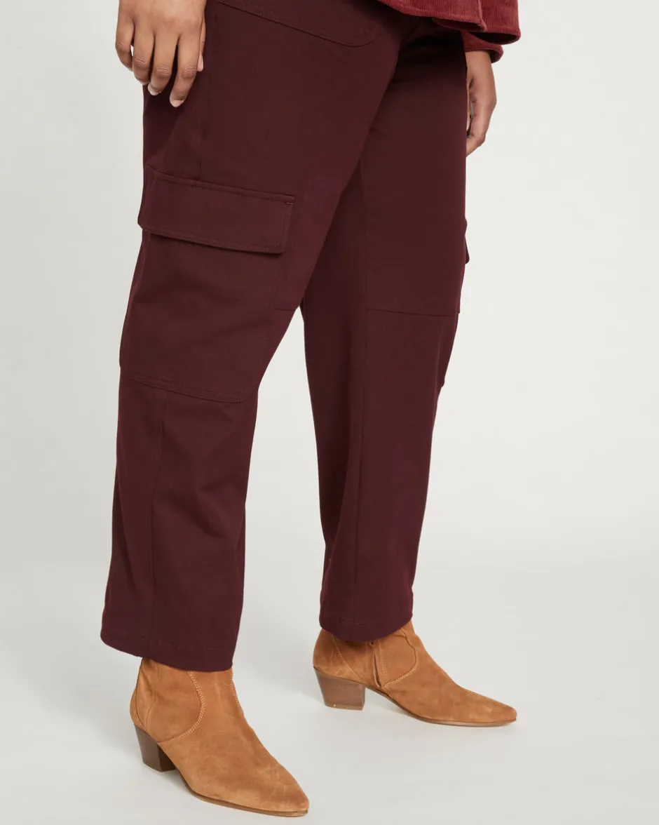 Universal Standard Karlee Stretch Cotton Twill Cargo Pants