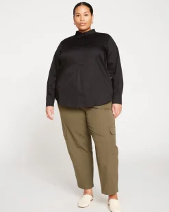 Universal Standard Karlee Stretch Cotton Twill Cargo Pants