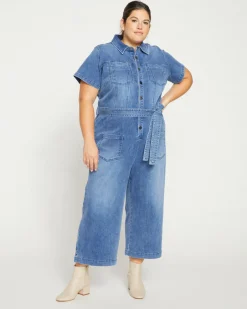 Universal Standard Kate Denim Jumpsuit