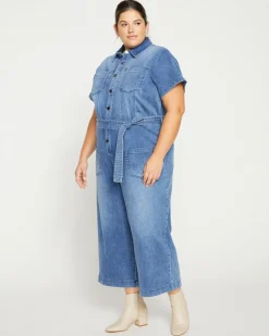 Universal Standard Kate Denim Jumpsuit