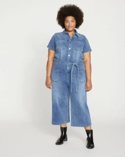 Universal Standard Kate Denim Jumpsuit