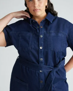 Universal Standard Kate Denim Jumpsuit