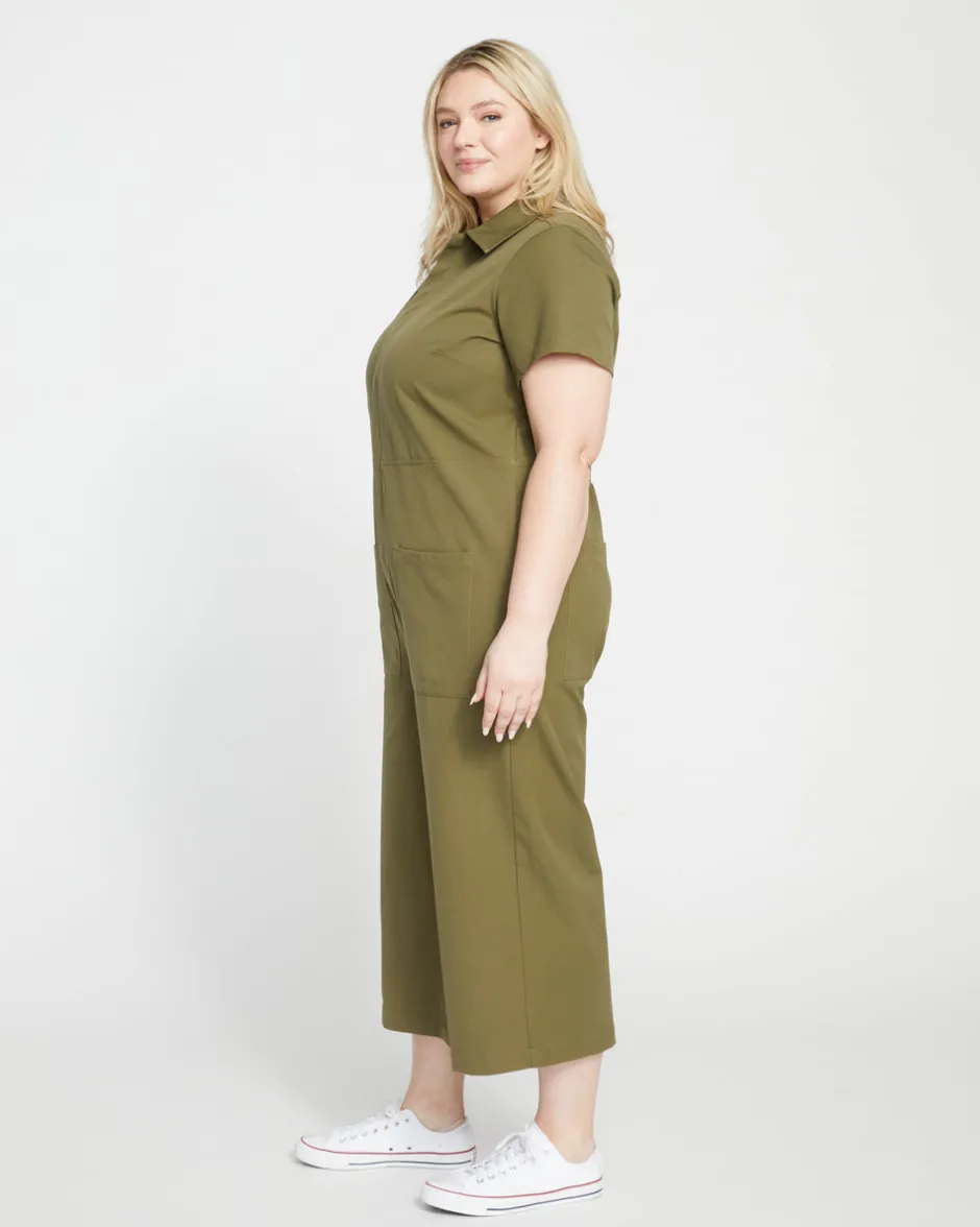 Universal Standard Kate Stretch Cotton Twill Jumpsuit