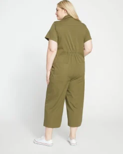 Universal Standard Kate Stretch Cotton Twill Jumpsuit