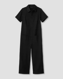 Universal Standard Kate Stretch Cotton Twill Jumpsuit
