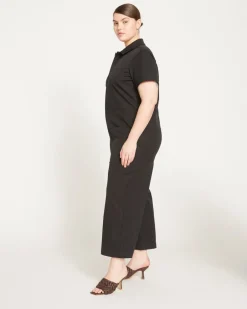 Universal Standard Kate Stretch Cotton Twill Jumpsuit