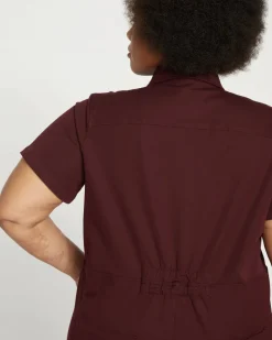 Universal Standard Kate Stretch Cotton Twill Jumpsuit