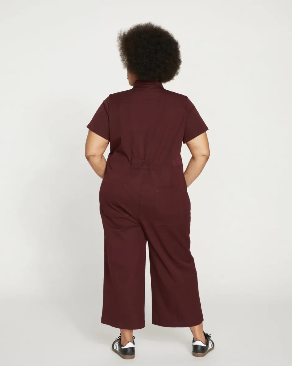 Universal Standard Kate Stretch Cotton Twill Jumpsuit