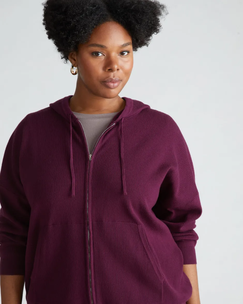 Universal Standard Knitted Mila Zip Hoodie