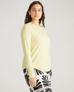 Universal Standard Light-As-Air Long Sleeve Crew Neck Tee