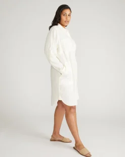 Universal Standard Linen Rubicon Shirtdress