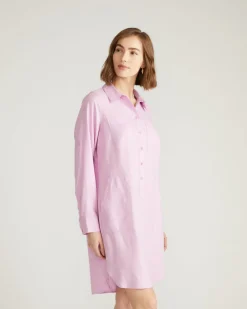 Universal Standard Linen Rubicon Shirtdress