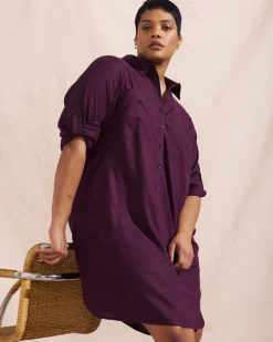 Universal Standard Linen Rubicon Shirtdress