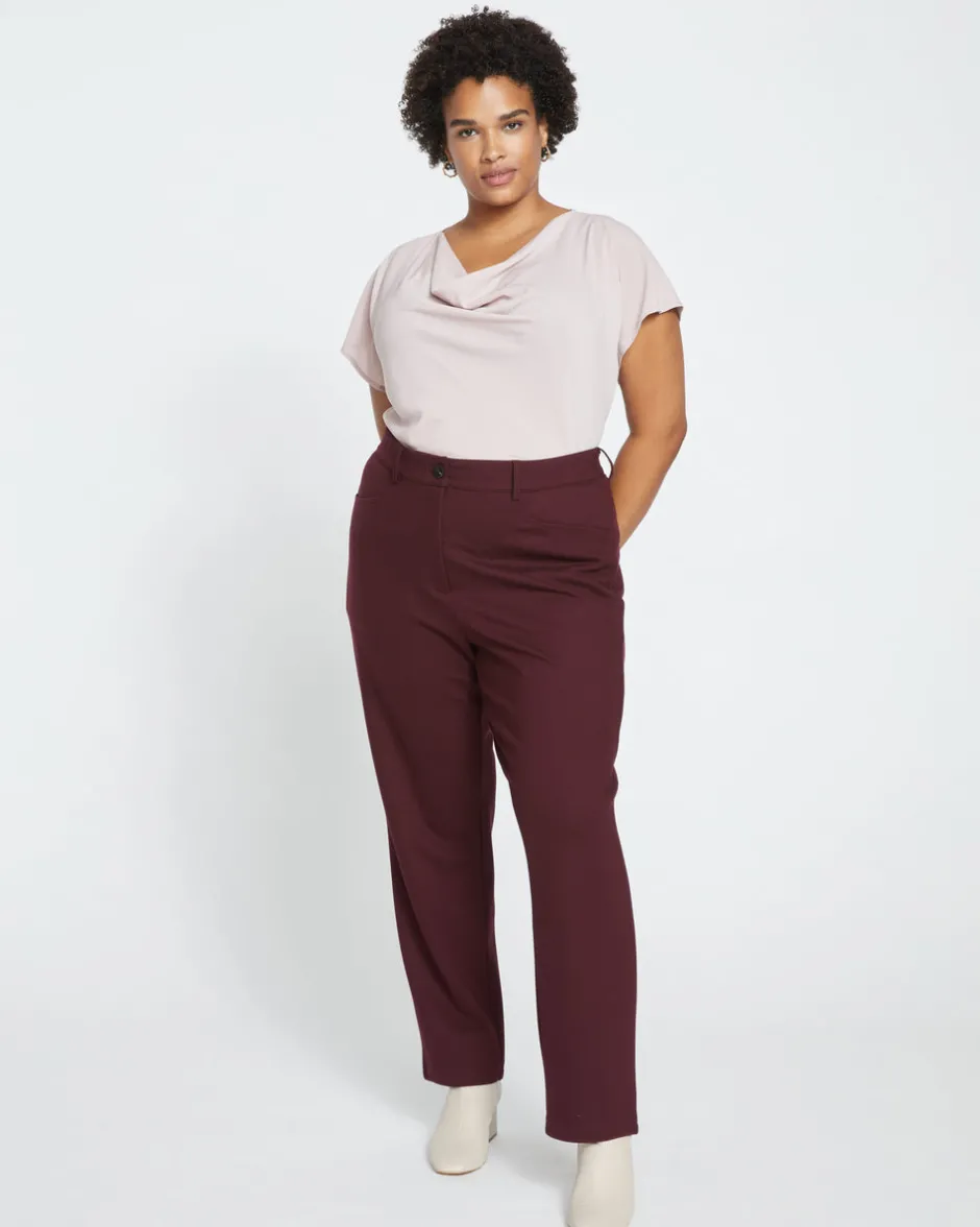 Universal Standard Long Cigarette Ponte Pants