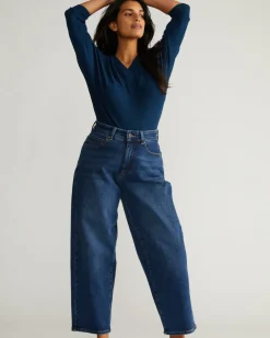Universal Standard Lou High Rise Barrel Leg Jeans