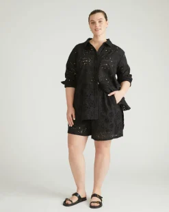 Universal Standard Lulu Cotton Eyelet Shorts
